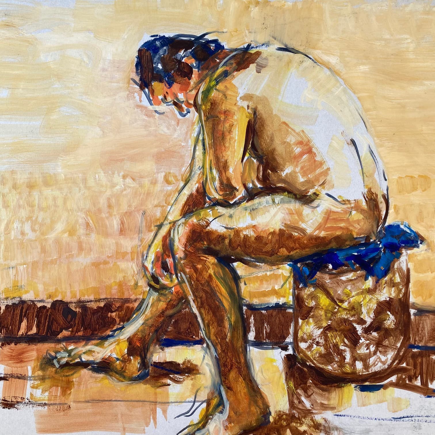 Oil on Board by Hans van den Eijnde