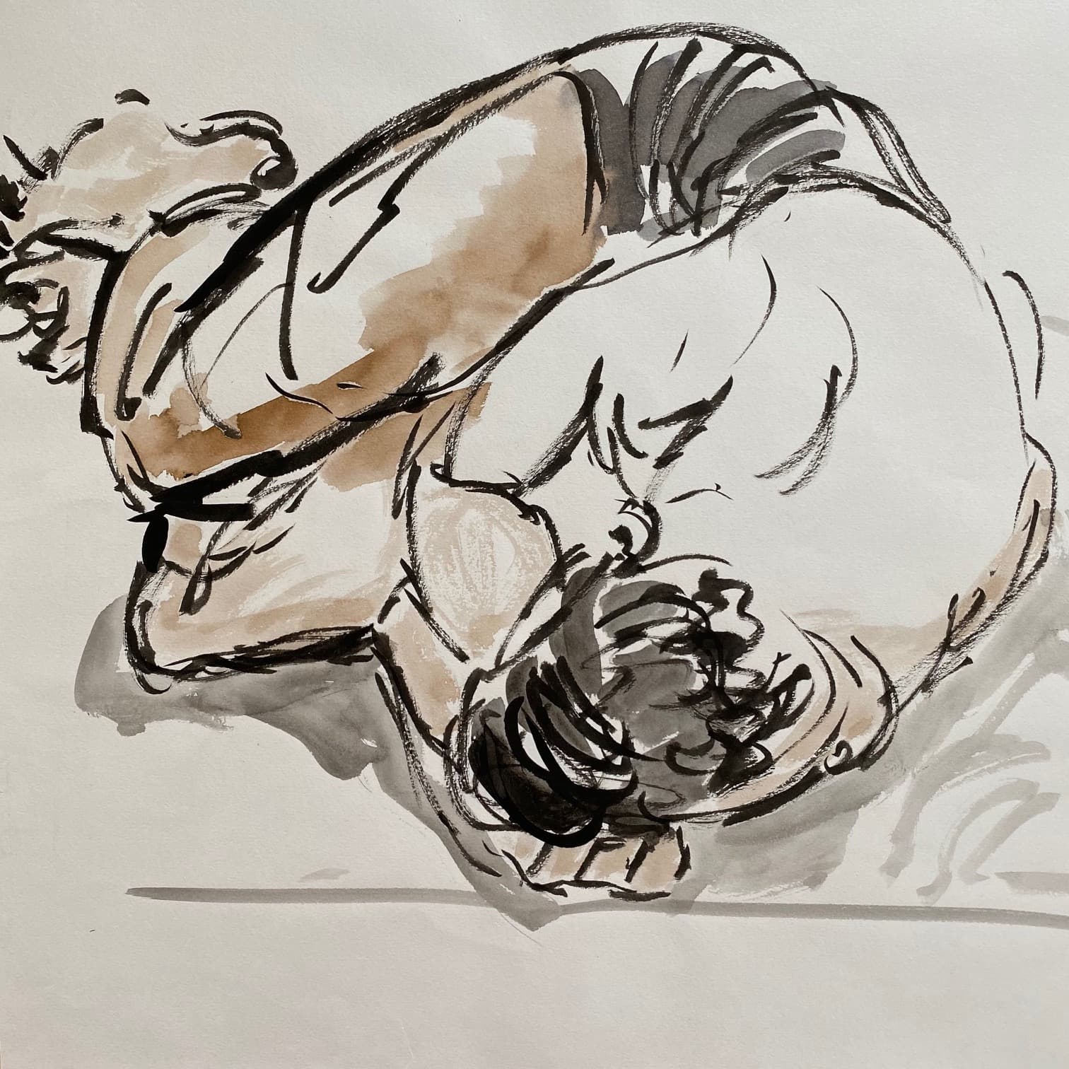Figure Drawing by Hans van den Eijnde