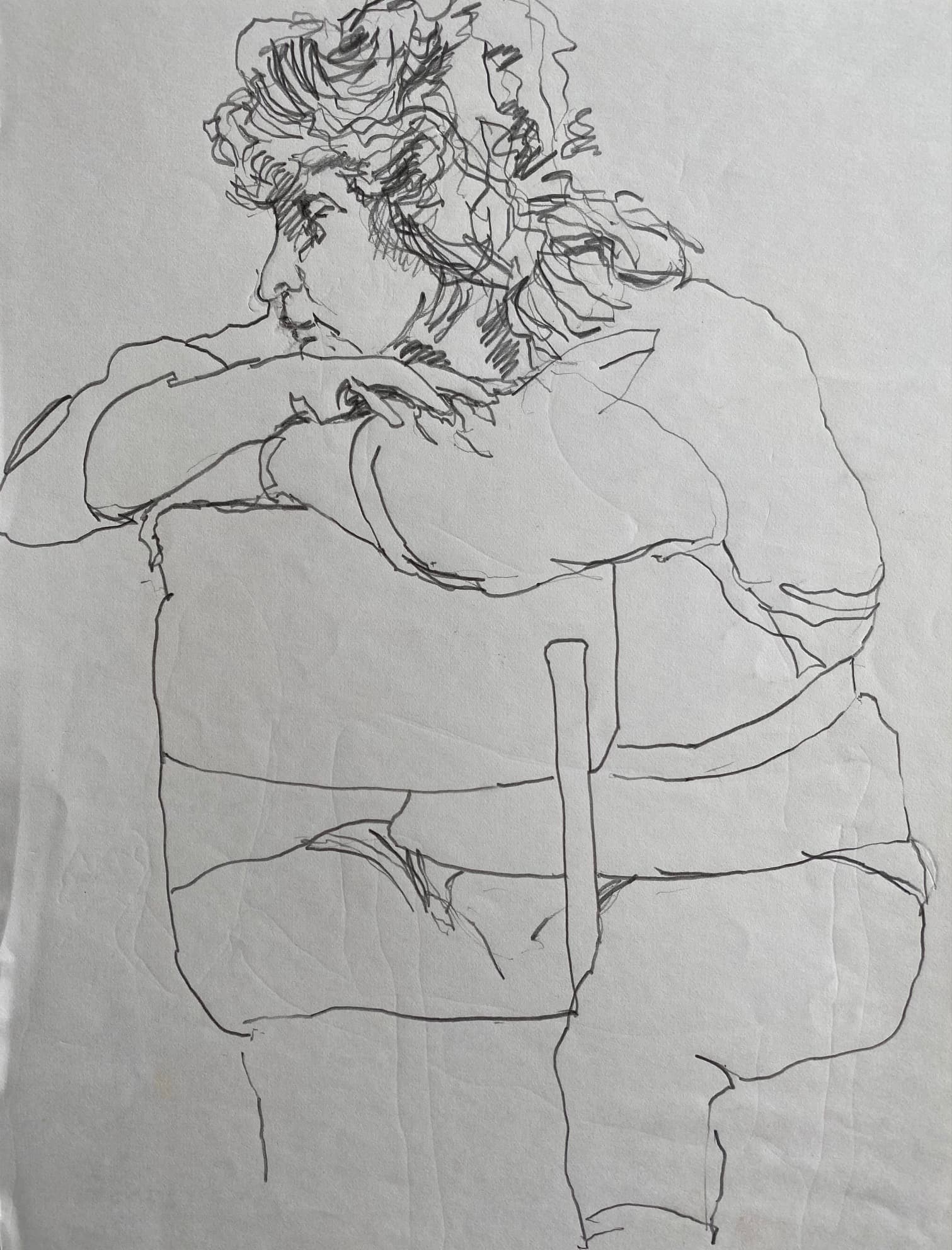 Figure Drawing by Hans van den Eijnde