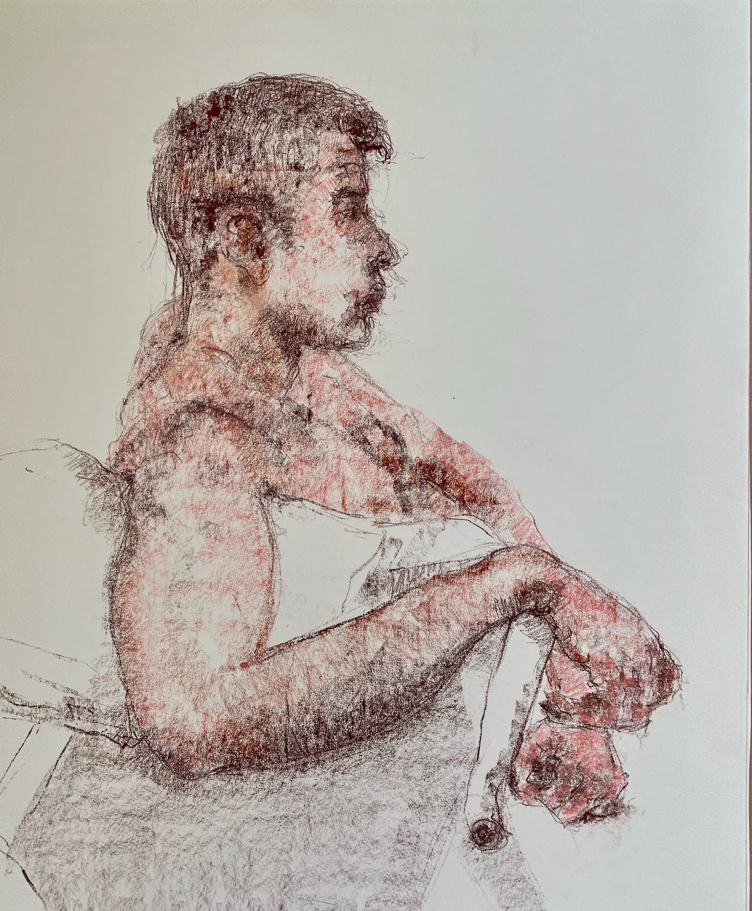 Figure Drawing by Hans van den Eijnde