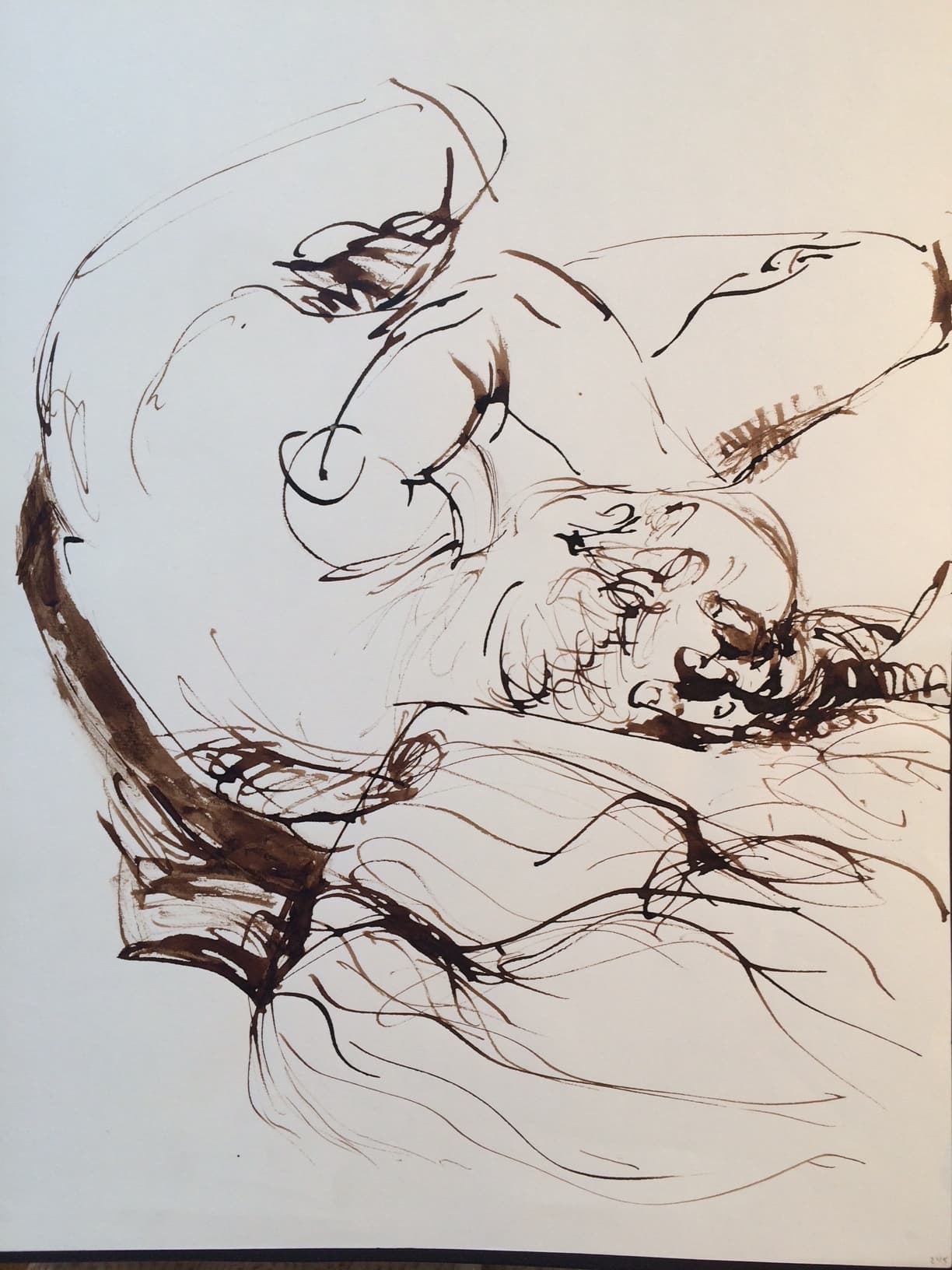 Figure Drawing by Hans van den Eijnde