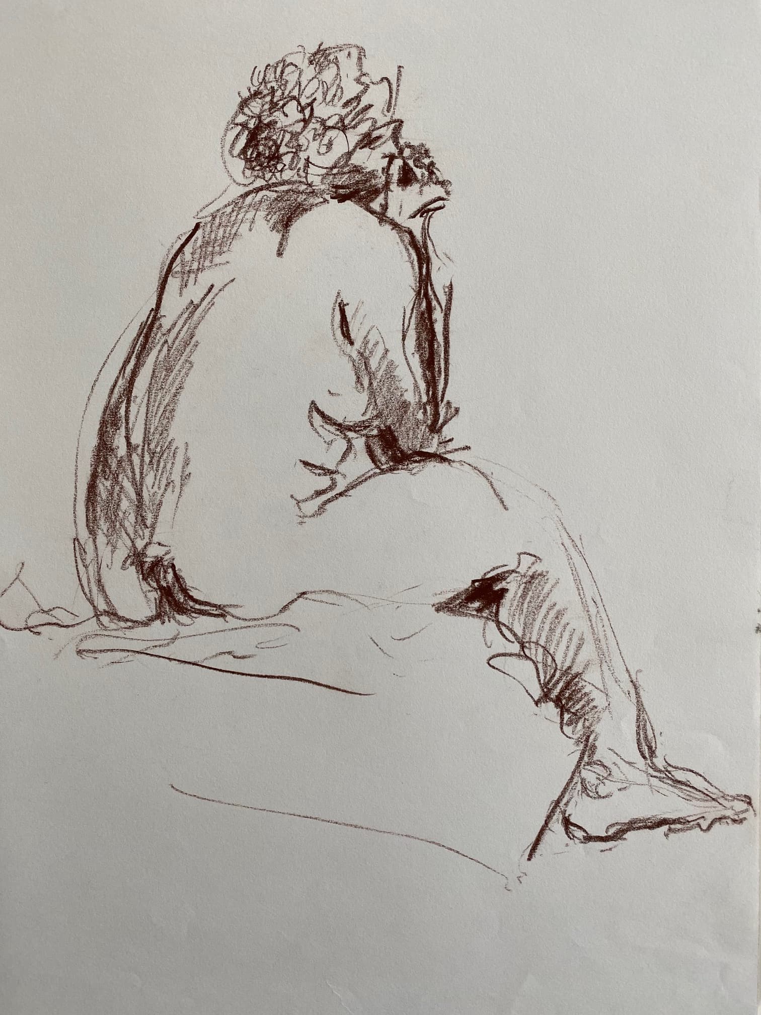 Figure Drawing by Hans van den Eijnde