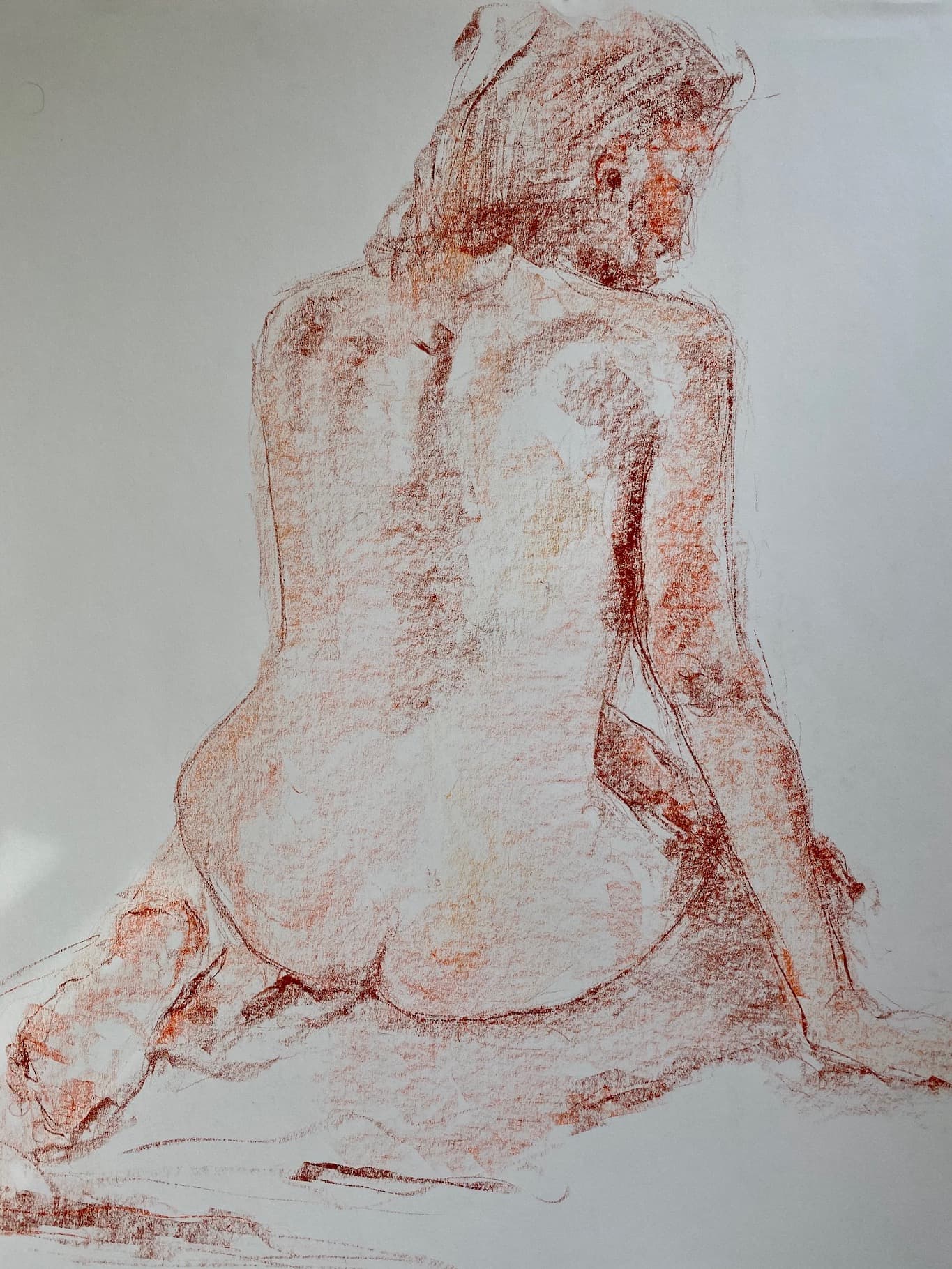 Figure Drawing by Hans van den Eijnde