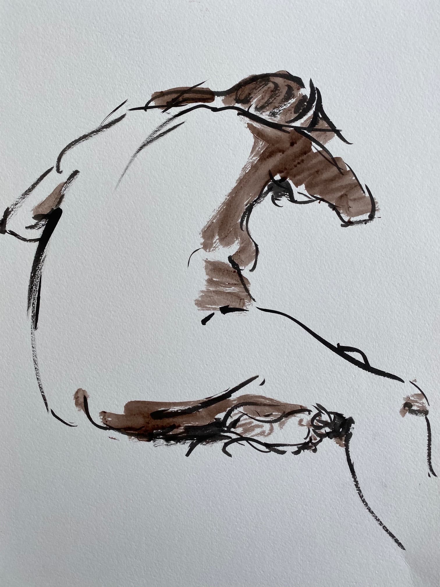 Figure Drawing by Hans van den Eijnde