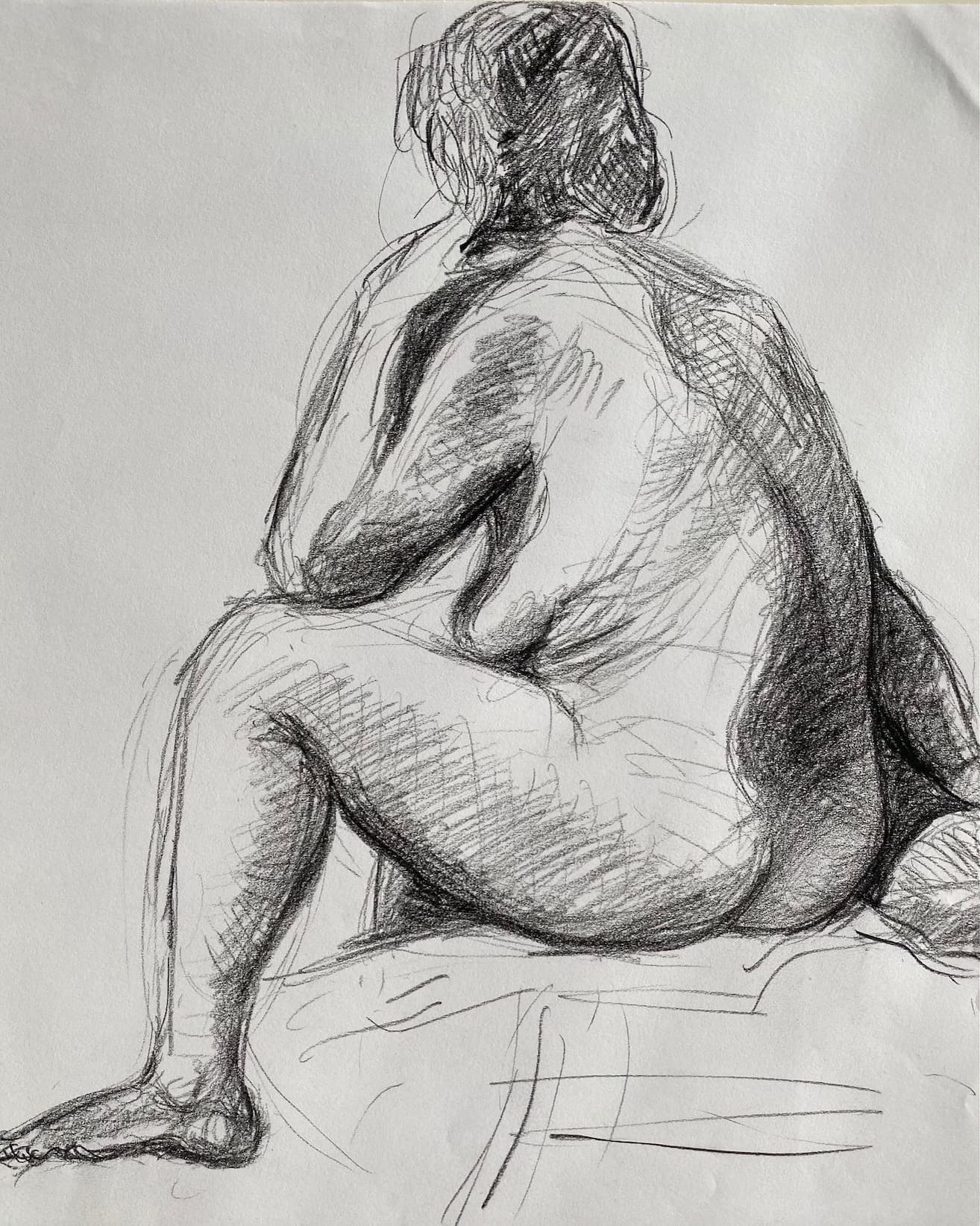 Figure Drawing by Hans van den Eijnde