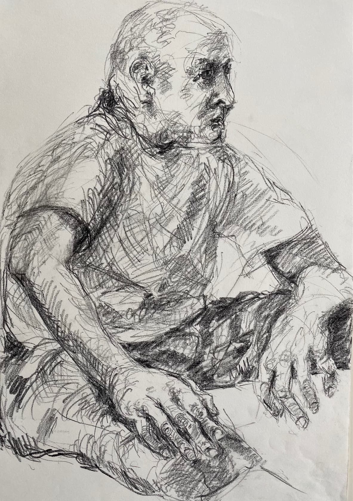 Figure Drawing by Hans van den Eijnde