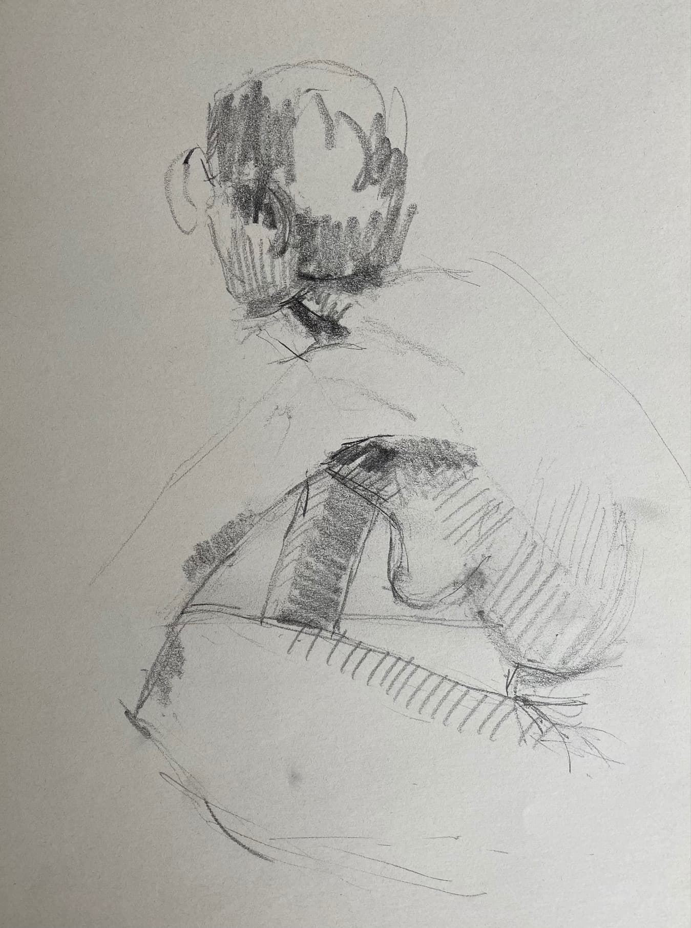 Figure Drawing by Hans van den Eijnde