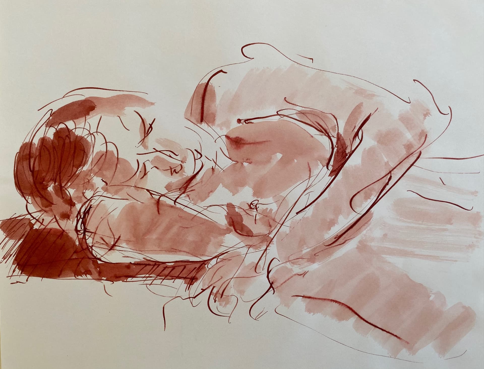 Figure Drawing by Hans van den Eijnde