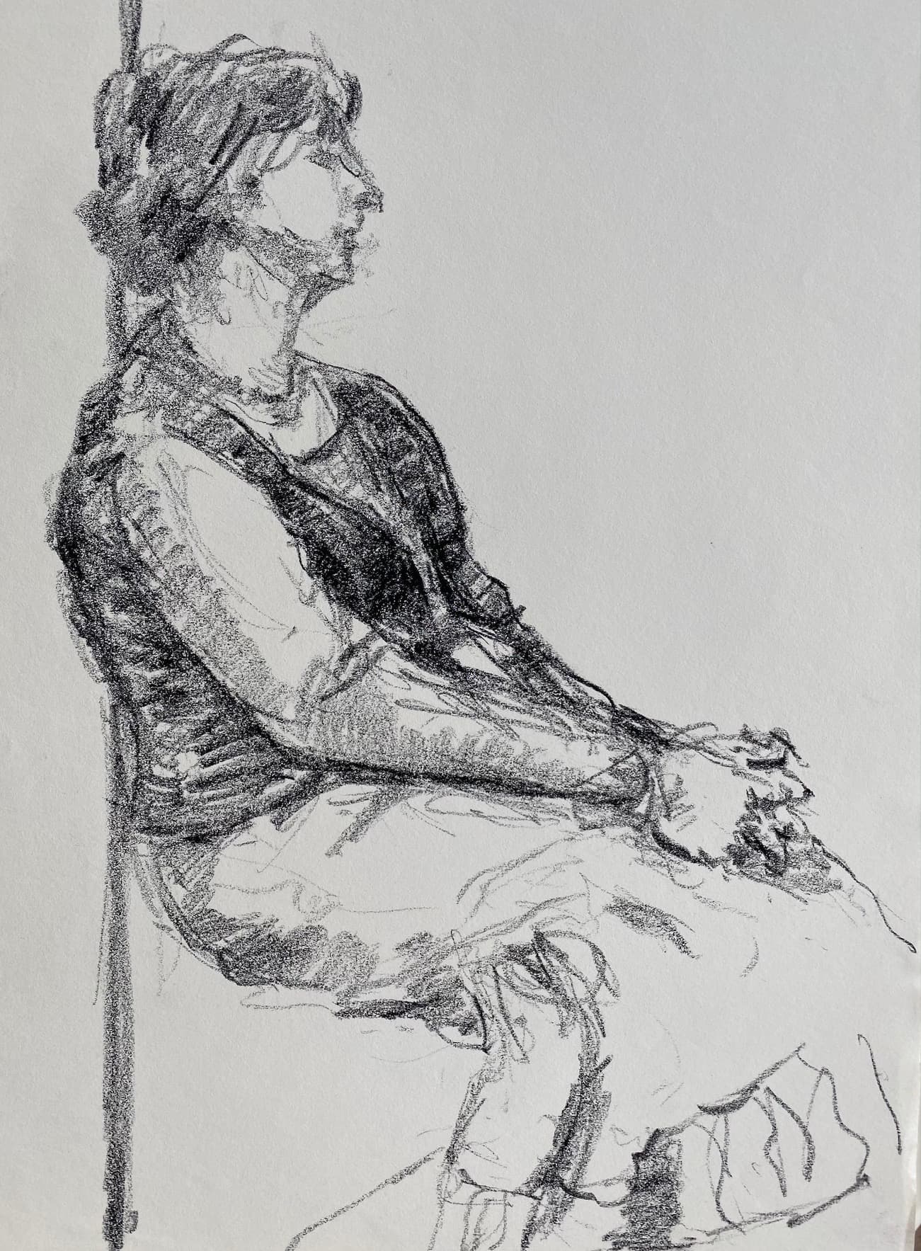 Figure Drawing by Hans van den Eijnde