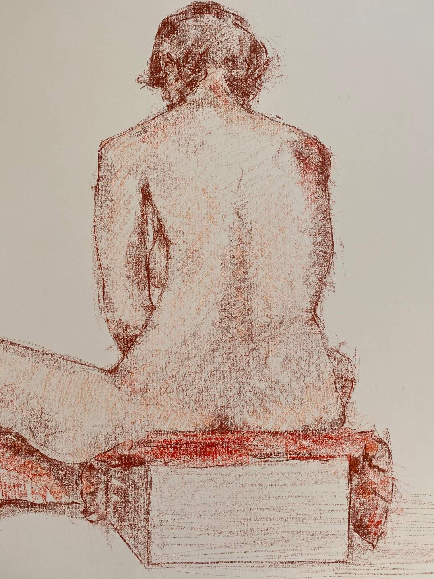 Figure Drawing by Hans van den Eijnde