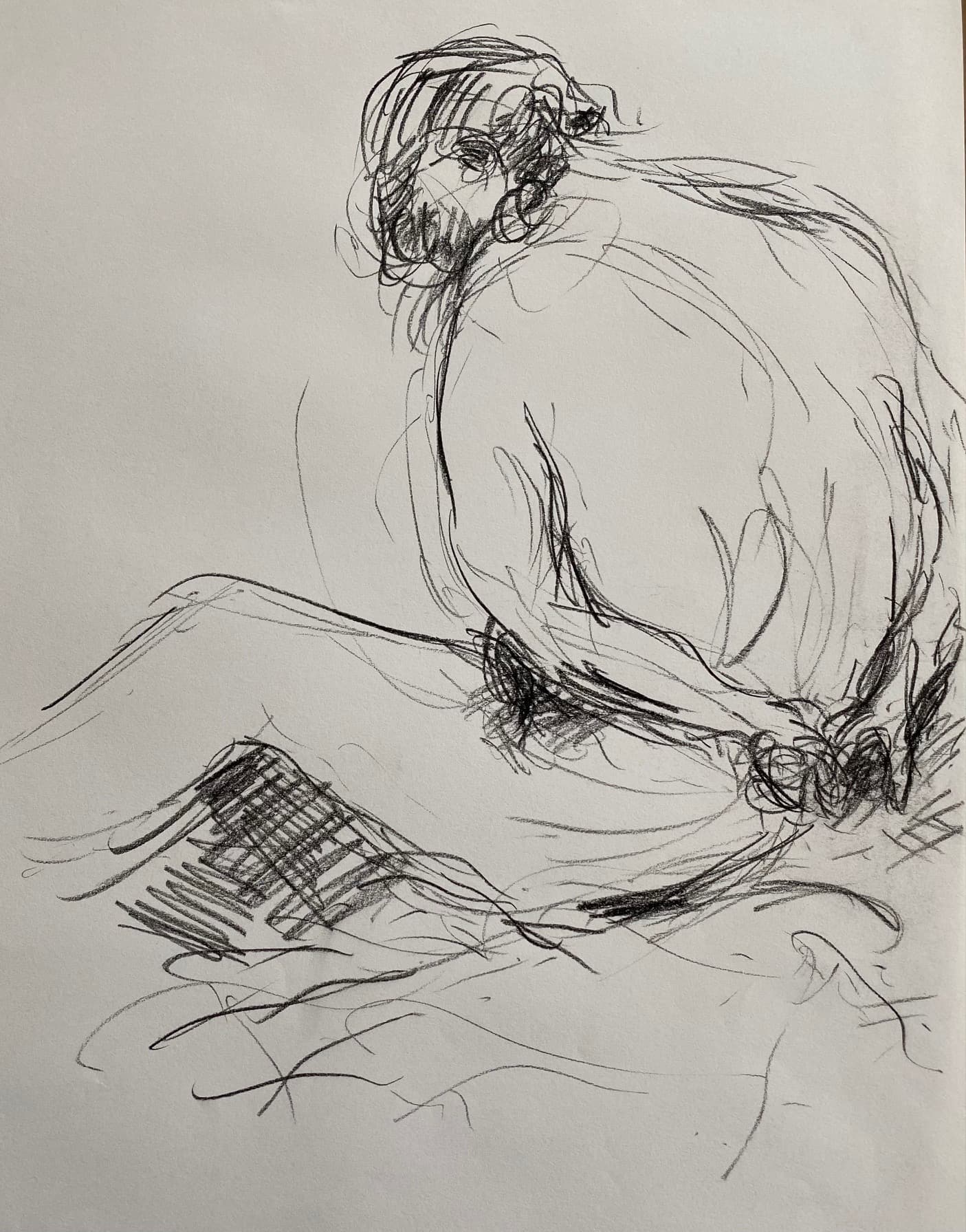 Figure Drawing by Hans van den Eijnde