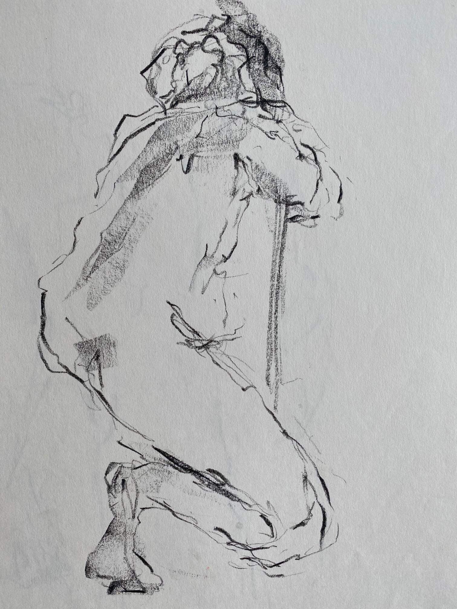 Figure Drawing by Hans van den Eijnde