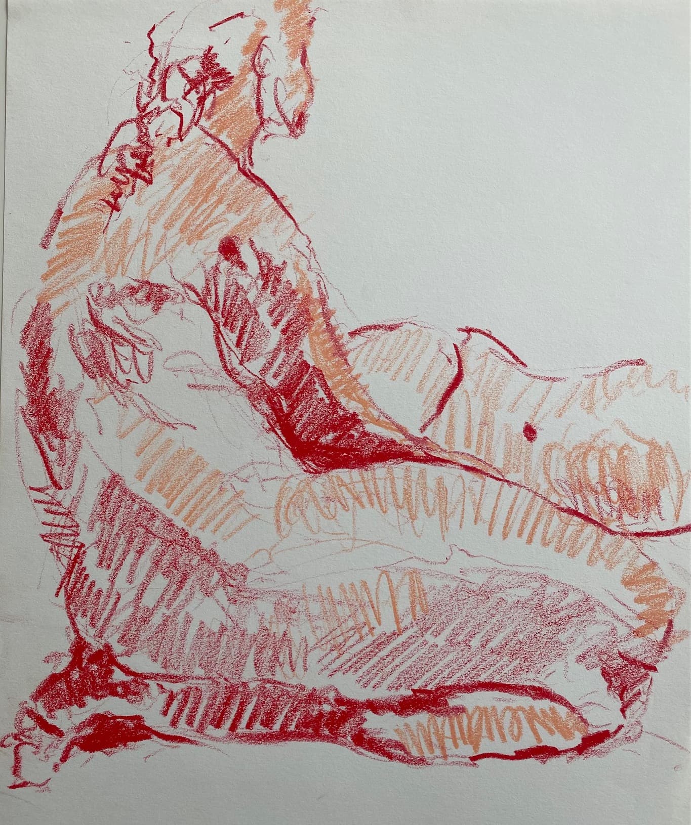 Figure Drawing by Hans van den Eijnde