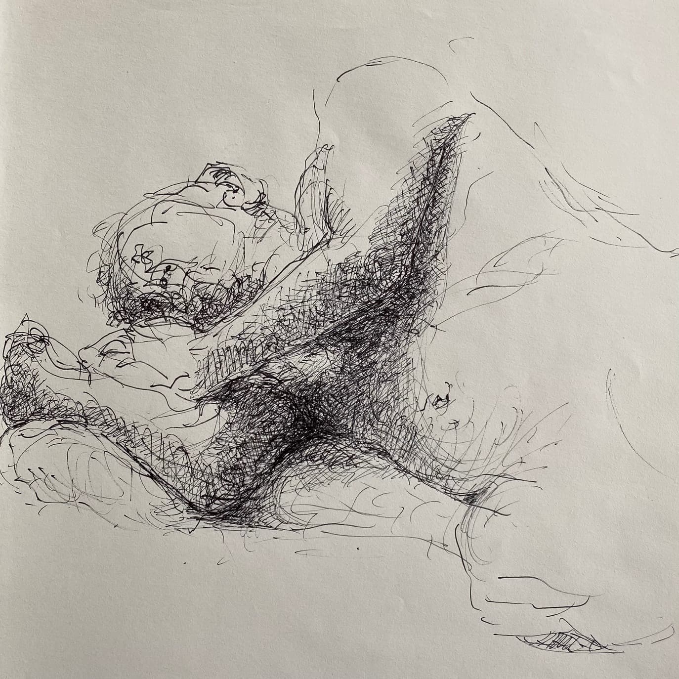 Figure Drawing by Hans van den Eijnde