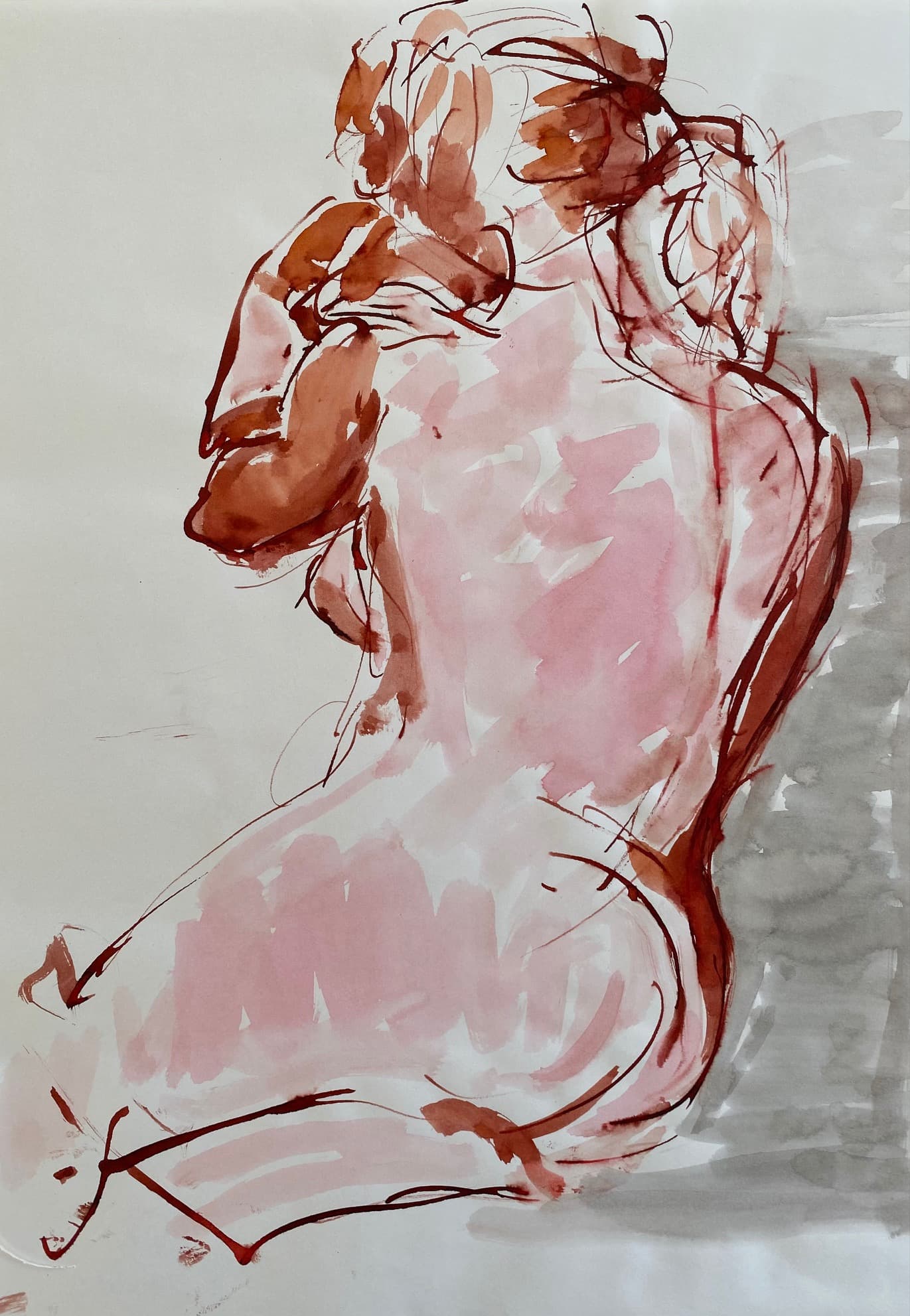 Figure Drawing by Hans van den Eijnde