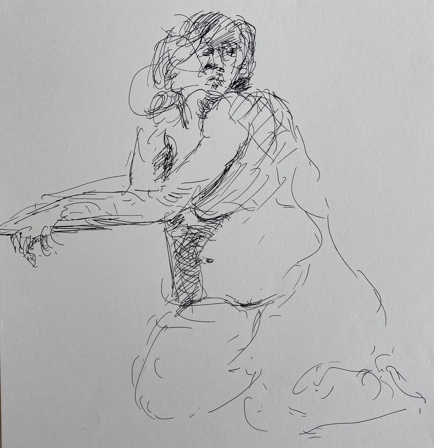 Figure Drawing by Hans van den Eijnde