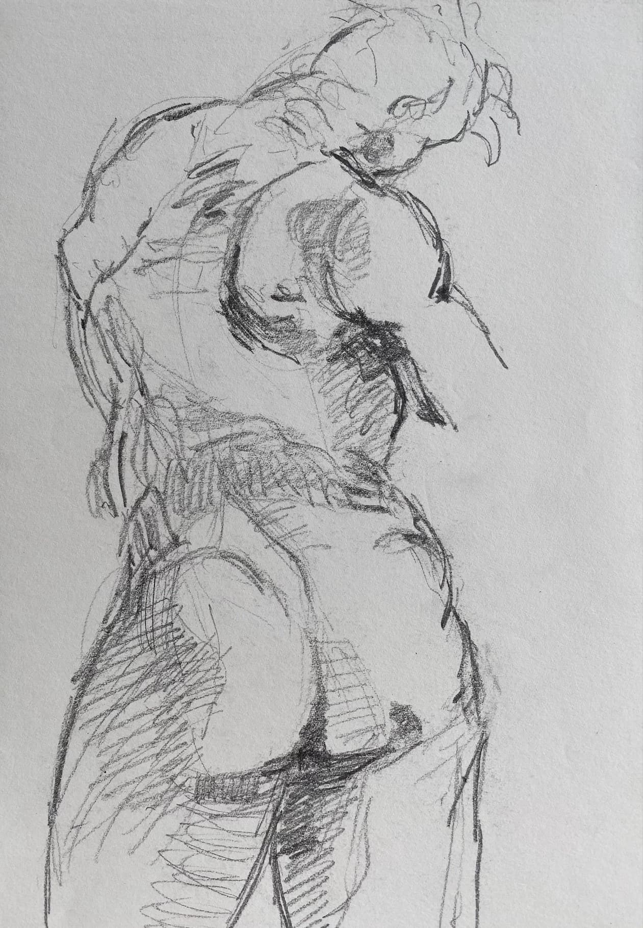 Figure Drawing by Hans van den Eijnde