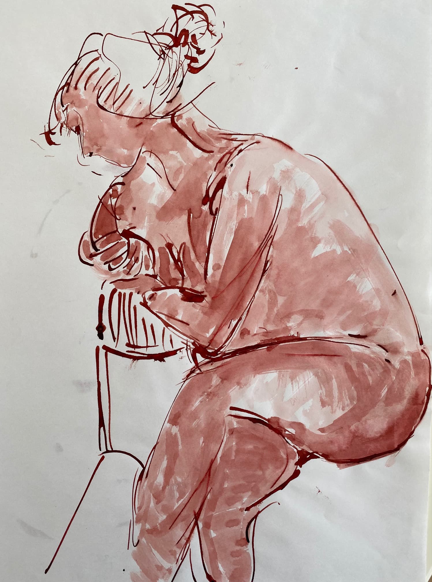 Figure Drawing by Hans van den Eijnde
