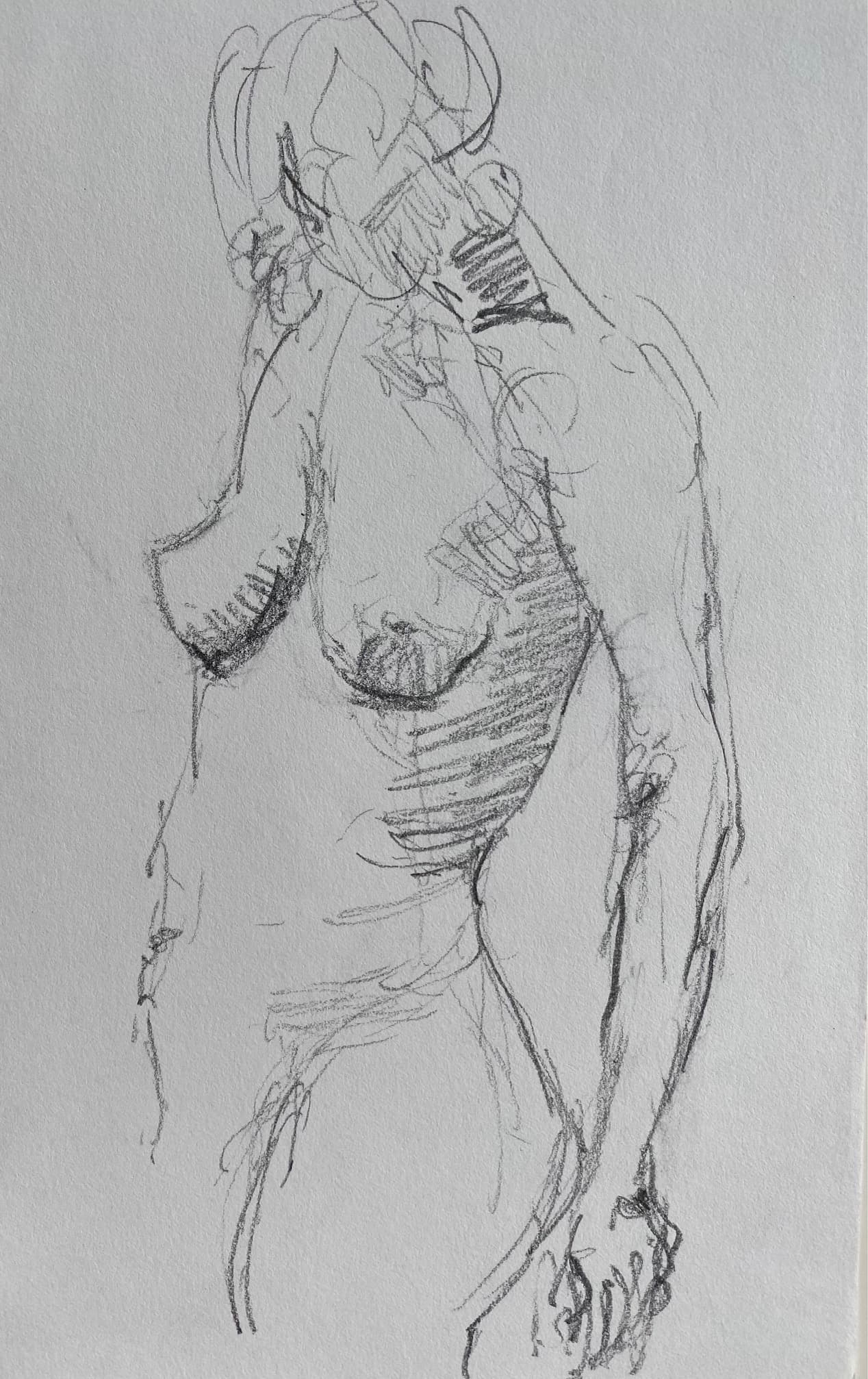 Figure Drawing by Hans van den Eijnde