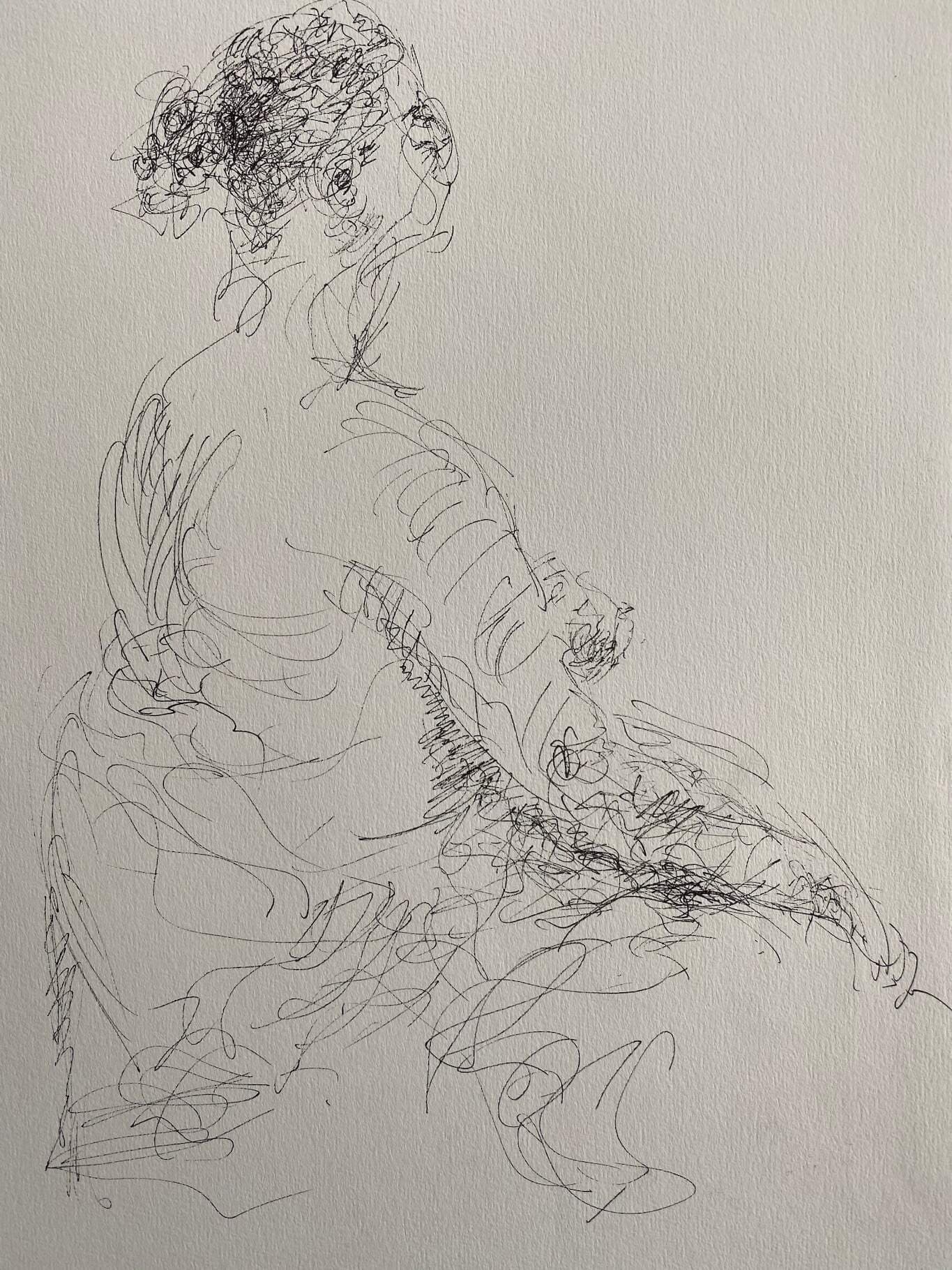 Figure Drawing by Hans van den Eijnde