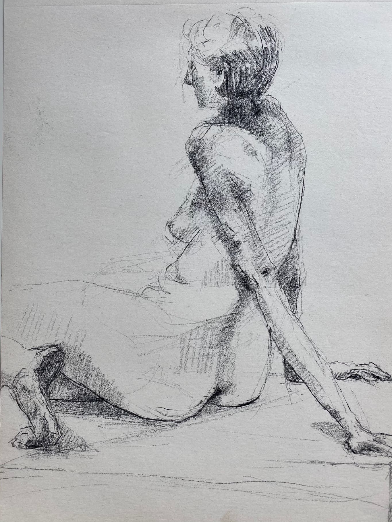 Figure Drawing by Hans van den Eijnde