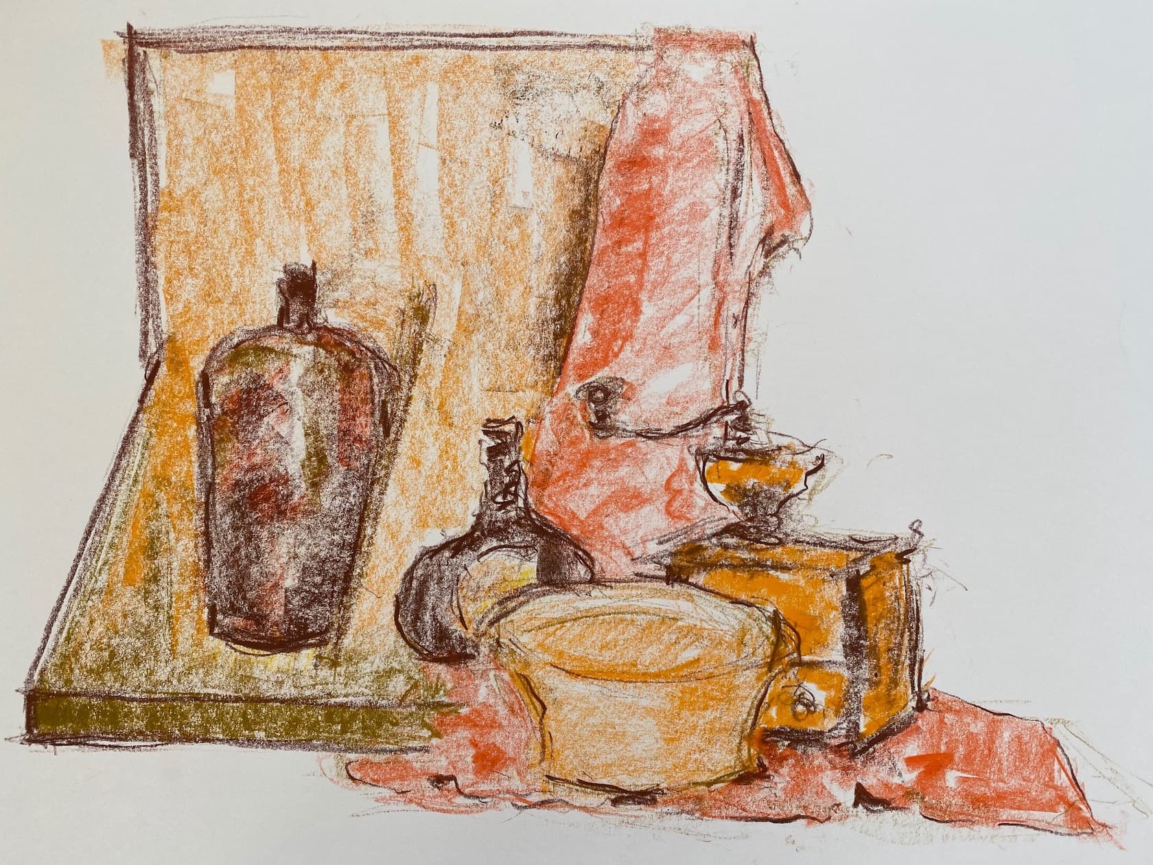Still Life Drawing by Hans van den Eijnde