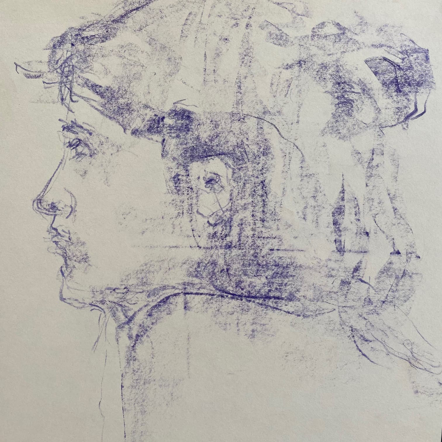 Portrait Drawing by Hans van den Eijnde