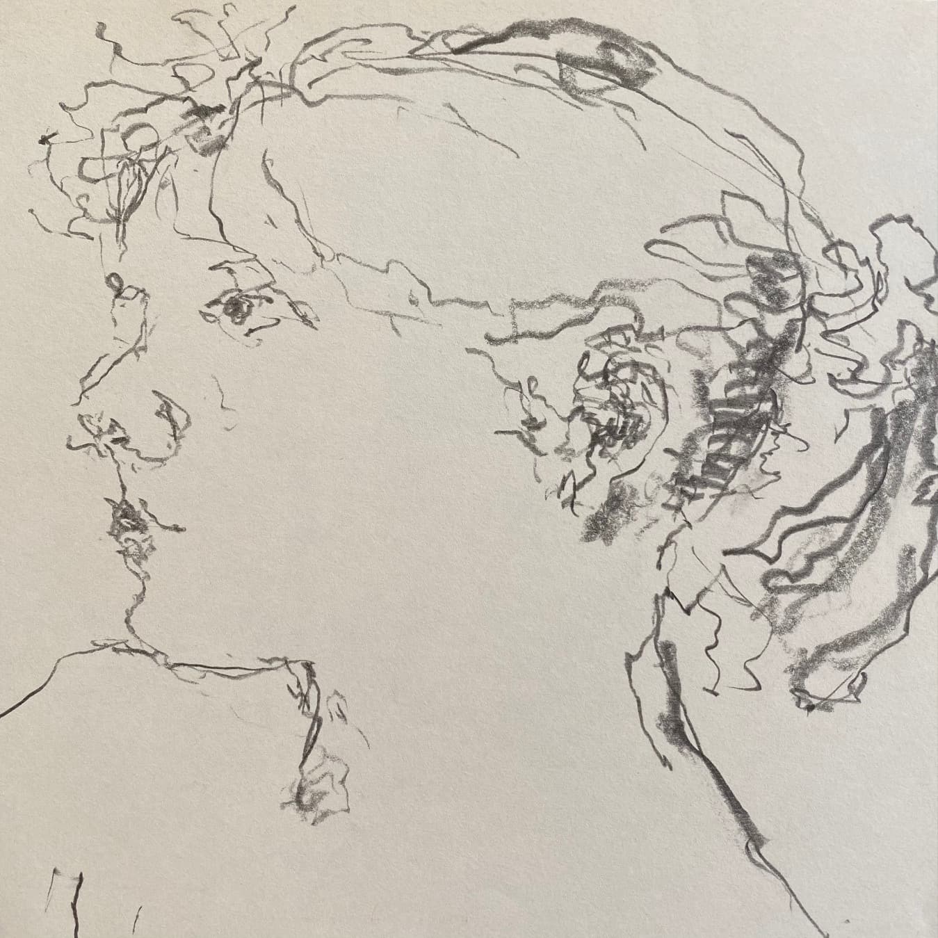 Portrait Drawing by Hans van den Eijnde