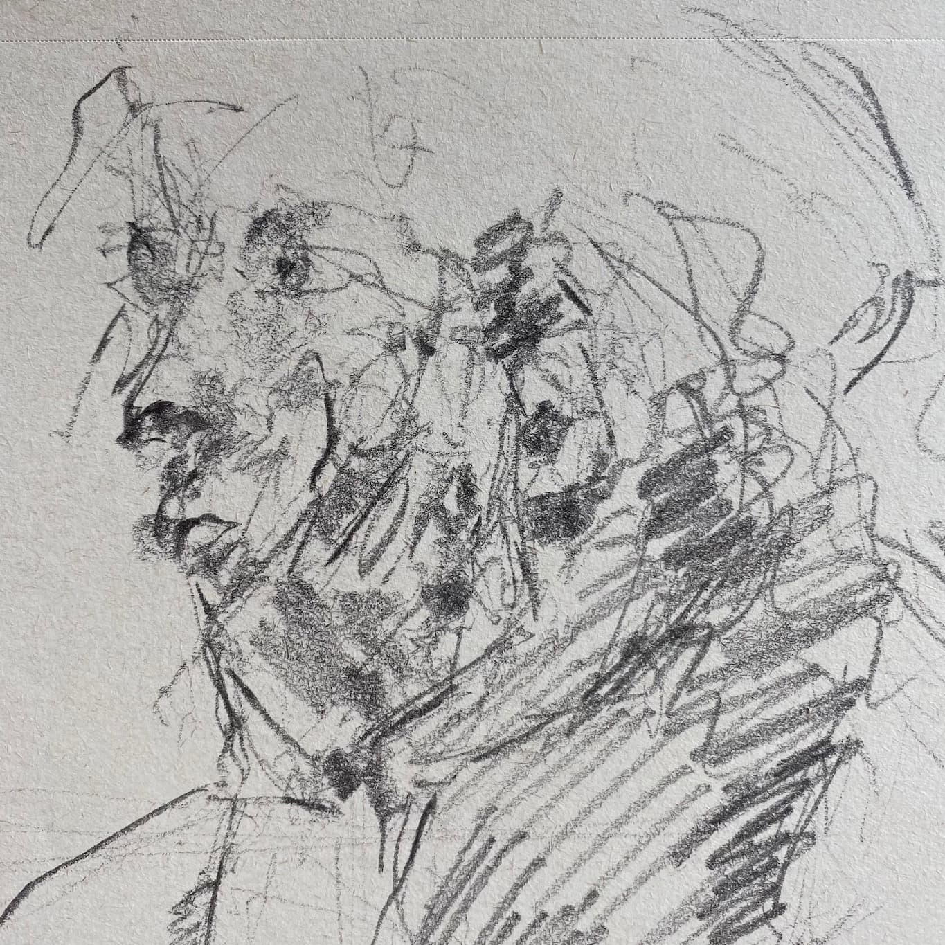 Portrait Drawing by Hans van den Eijnde