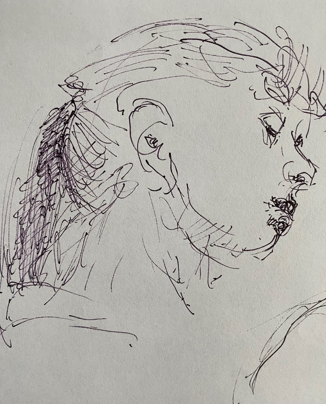Portrait Drawing by Hans van den Eijnde