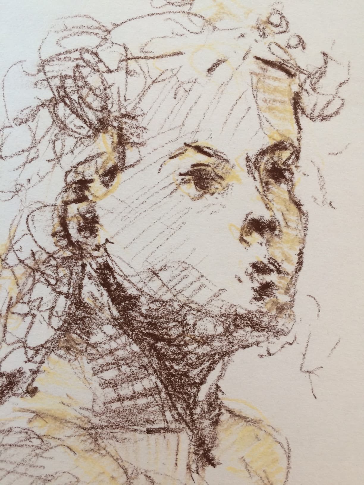 Portrait Drawing by Hans van den Eijnde