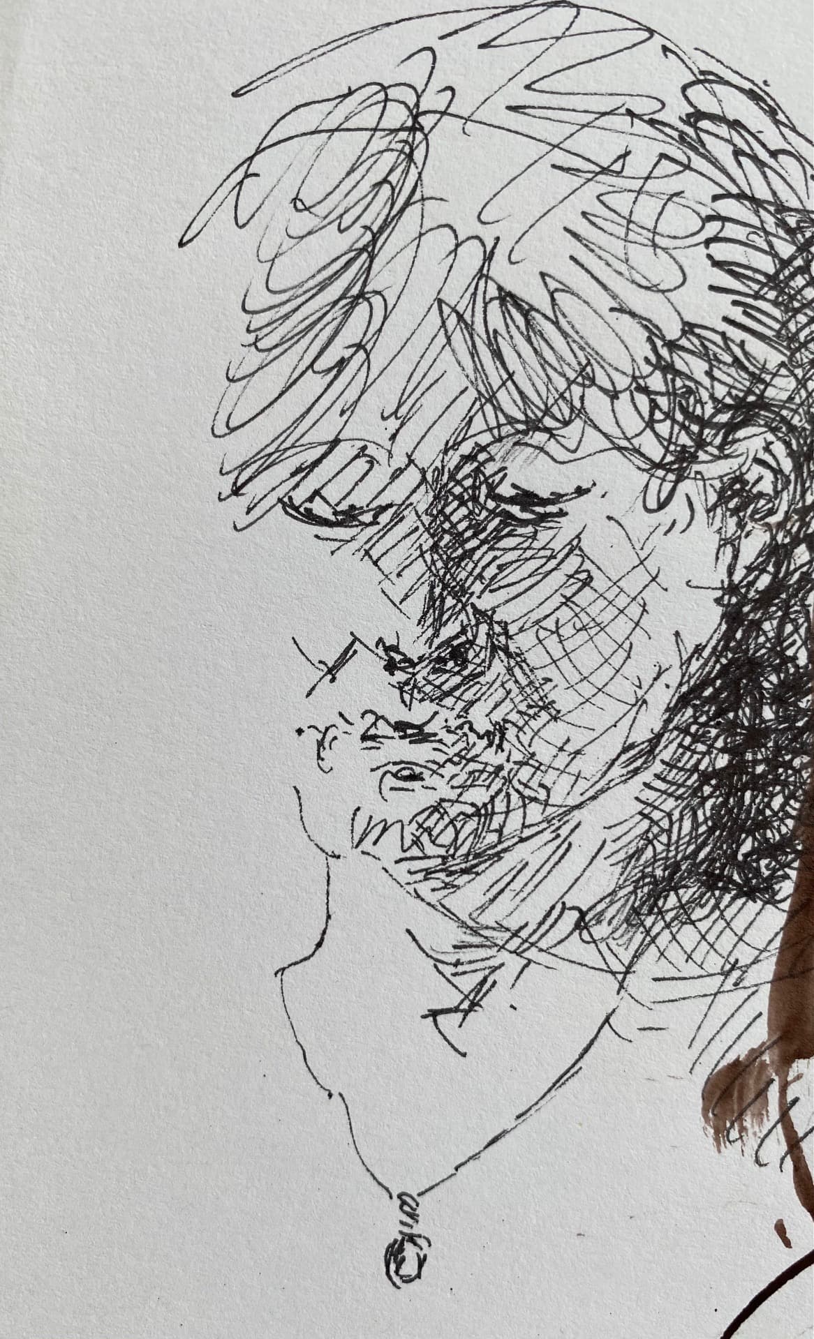 Portrait Drawing by Hans van den Eijnde