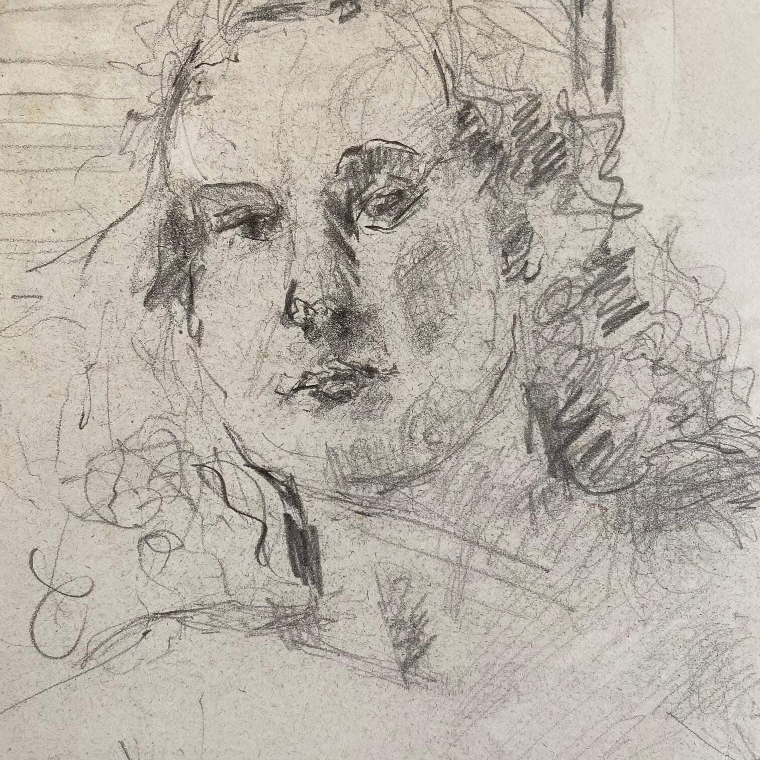 Portrait Drawing by Hans van den Eijnde