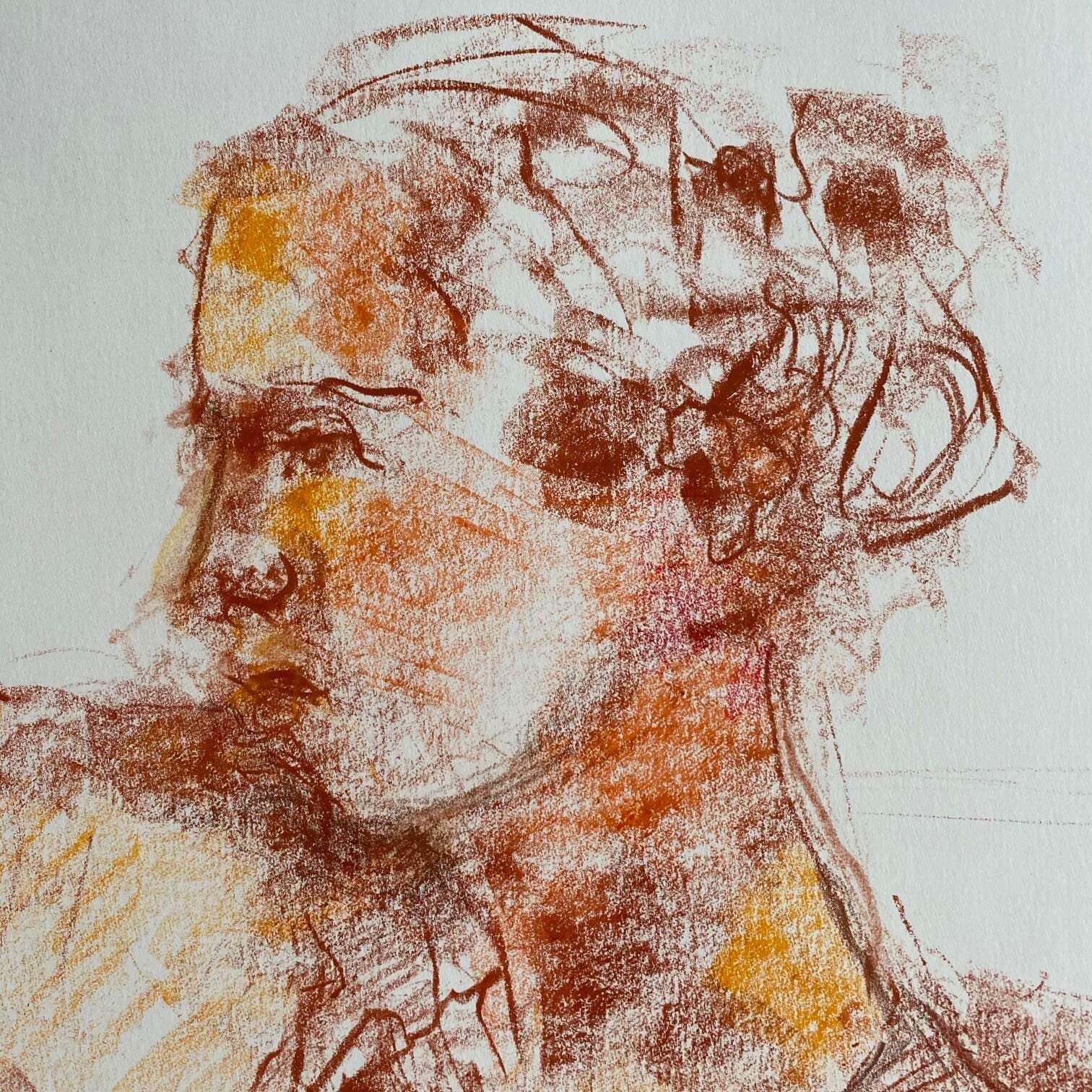 Portrait Drawing by Hans van den Eijnde