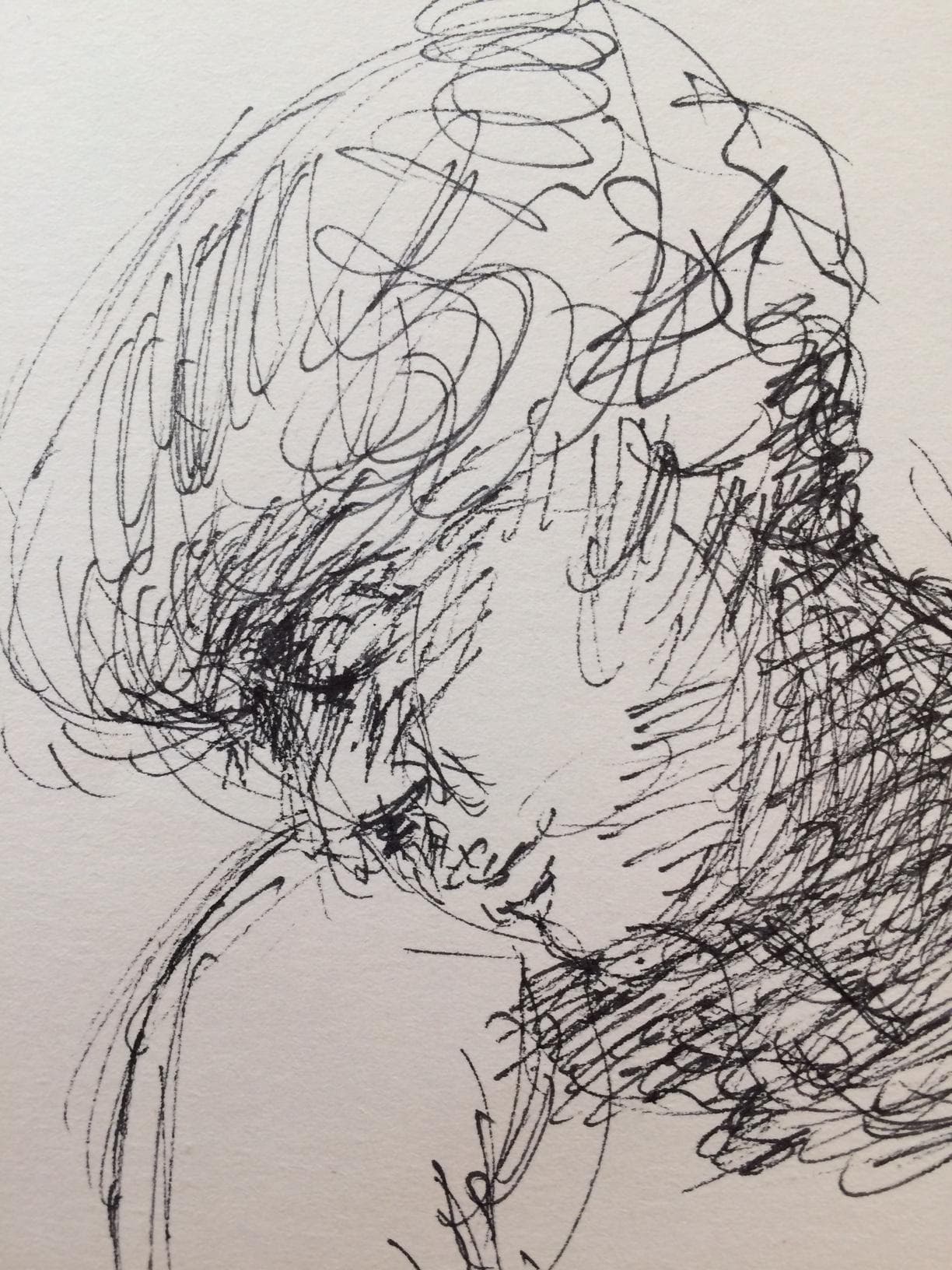 Portrait Drawing by Hans van den Eijnde