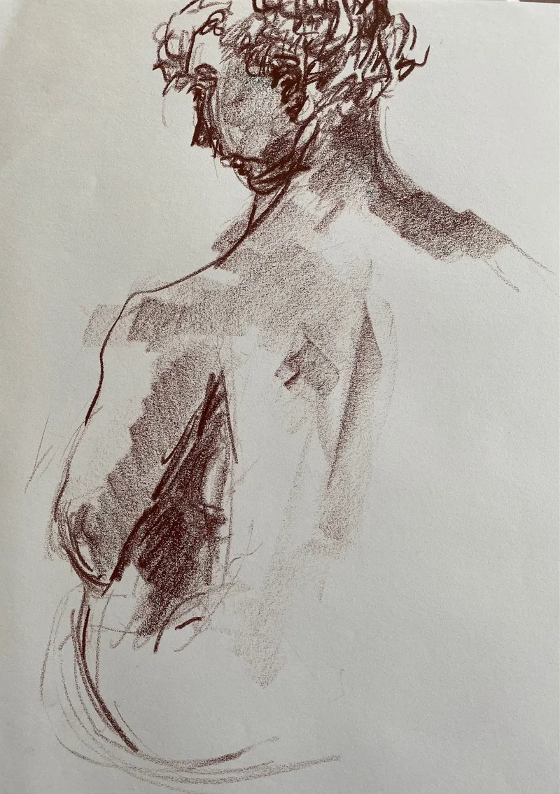 Figure Drawing by Hans van den Eijnde