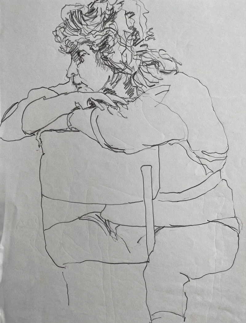 Figure Drawing by Hans van den Eijnde