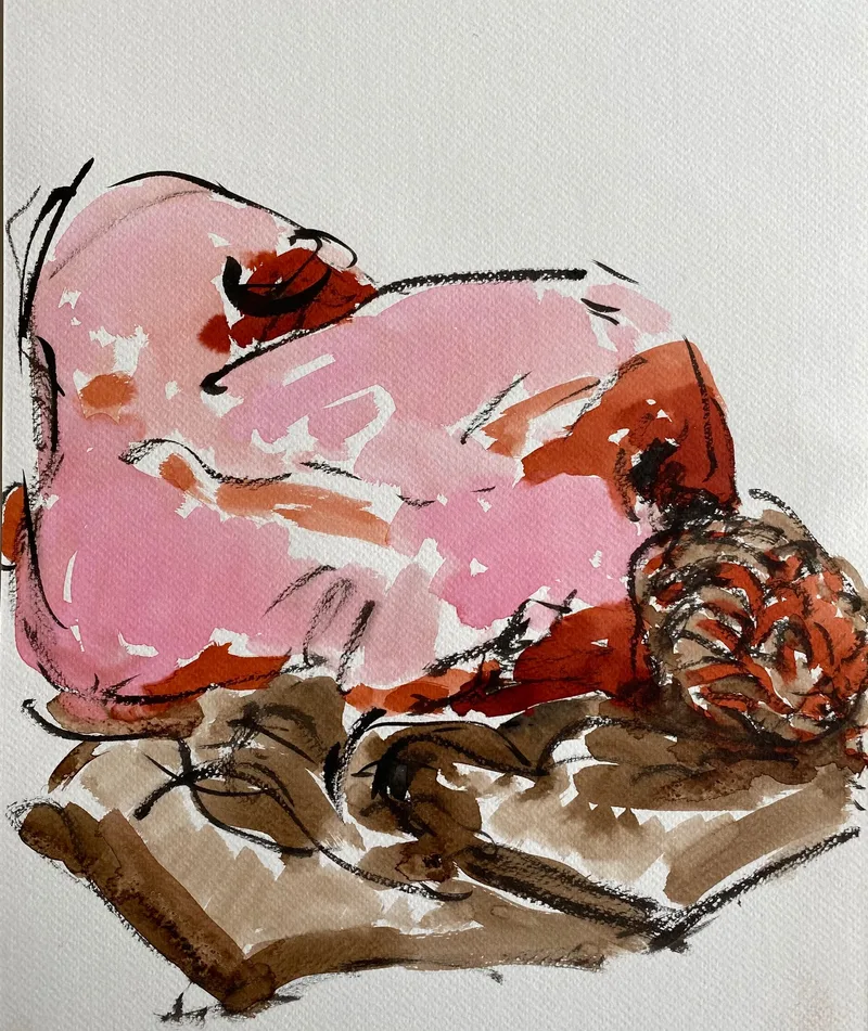 Figure Drawing by Hans van den Eijnde