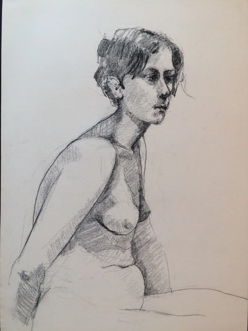 Figure Drawing by Hans van den Eijnde