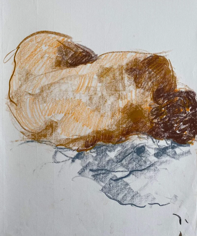 Figure Drawing by Hans van den Eijnde