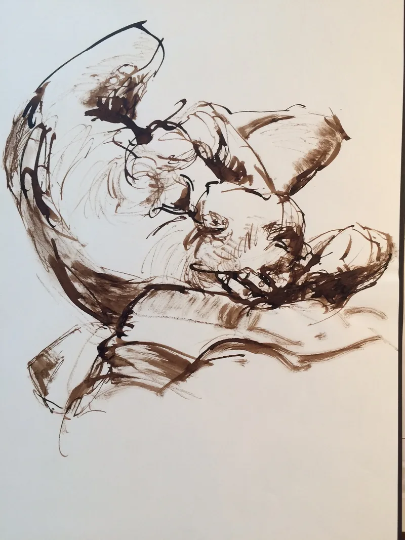 Figure Drawing by Hans van den Eijnde