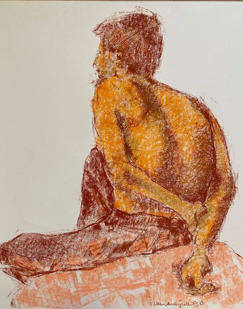 Figure Drawing by Hans van den Eijnde