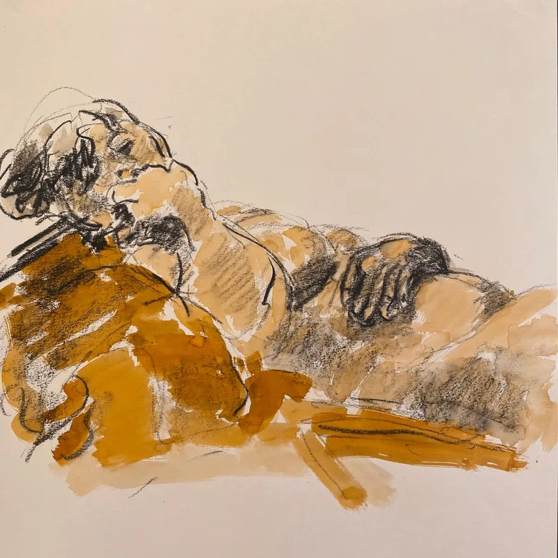 Figure Drawing by Hans van den Eijnde