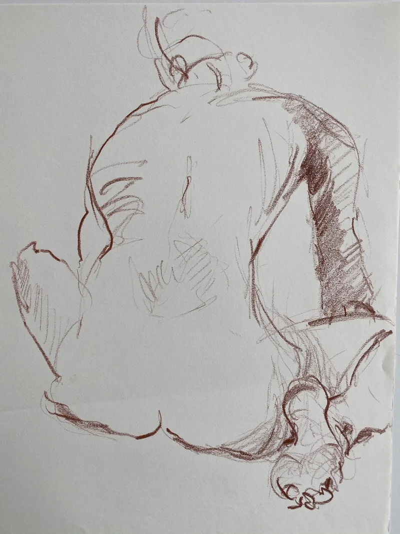Figure Drawing by Hans van den Eijnde