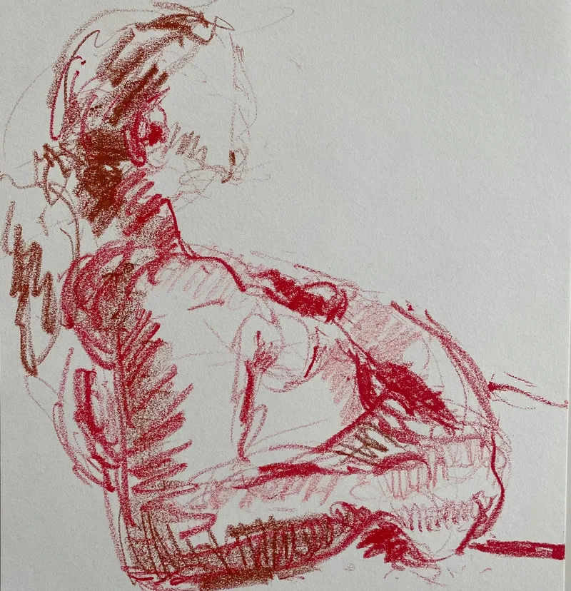Figure Drawing by Hans van den Eijnde