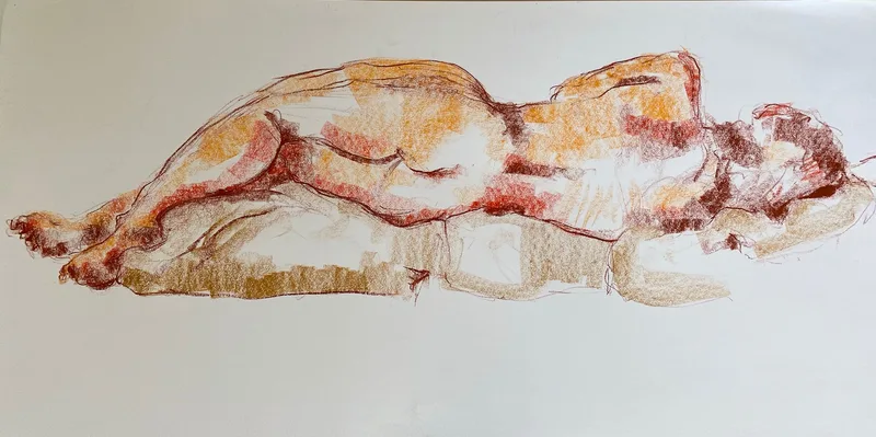 Figure Drawing by Hans van den Eijnde