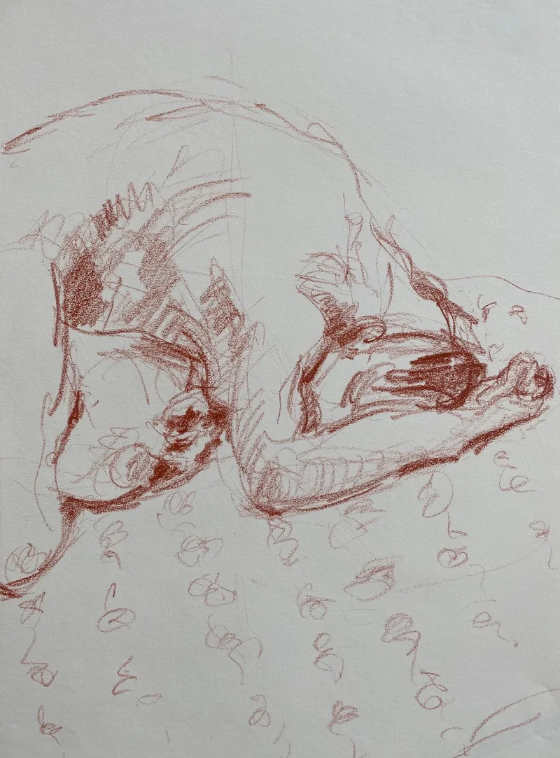 Figure Drawing by Hans van den Eijnde
