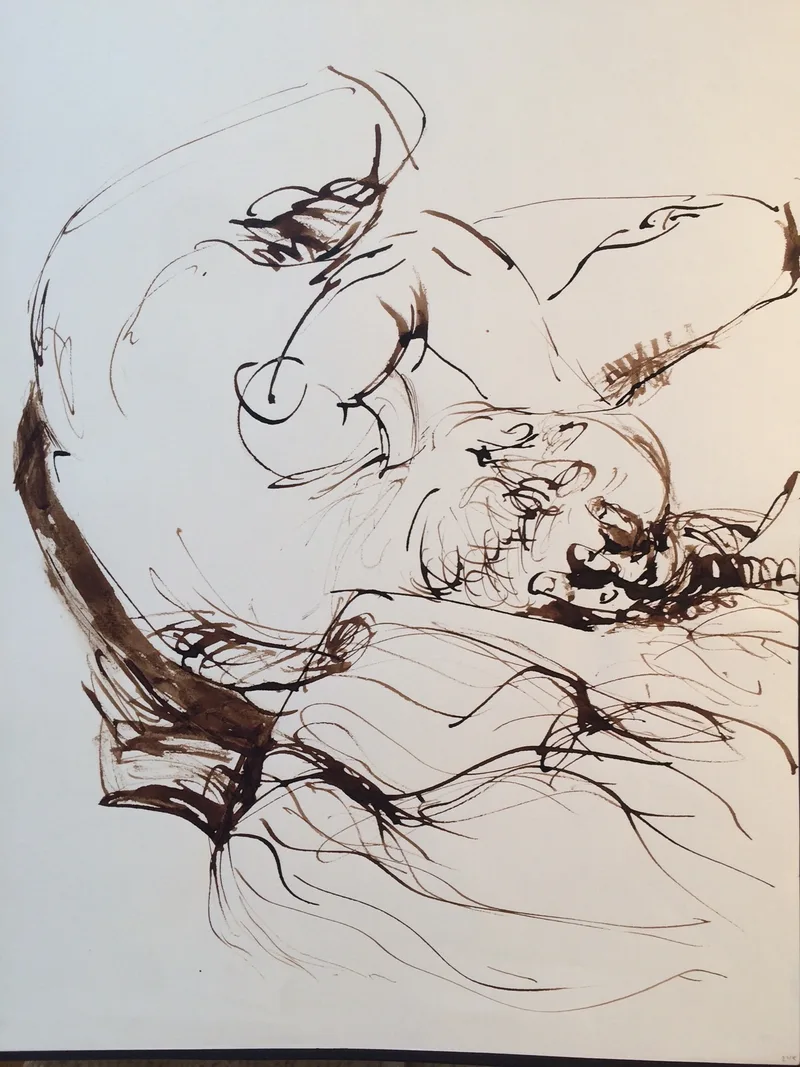 Figure Drawing by Hans van den Eijnde