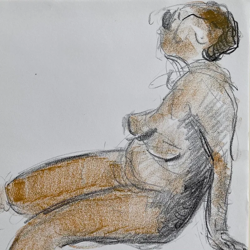 Figure Drawing by Hans van den Eijnde
