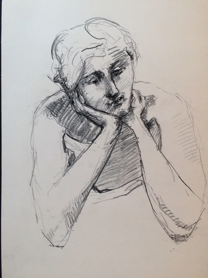 Figure Drawing by Hans van den Eijnde